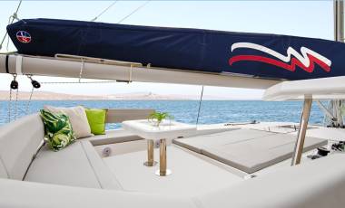 Moorings 4500L Catamaran Lounge Area