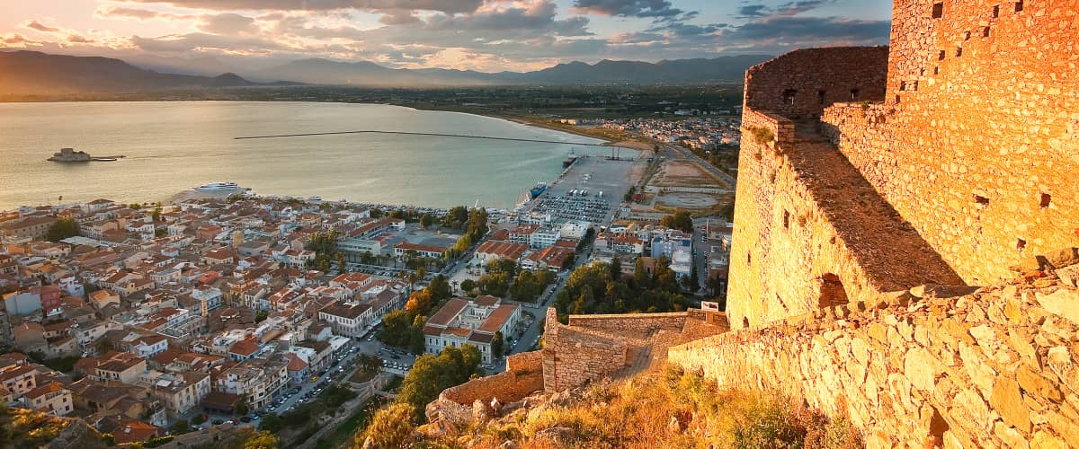Athens overlooking the harbor
