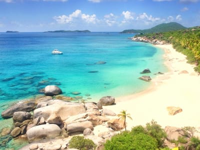 beach in the British Virgin Islands