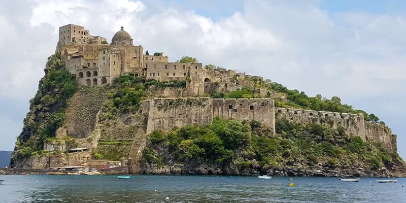 harbor of Ischia’s old town