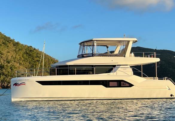 Port side view of Moorings 534 PC