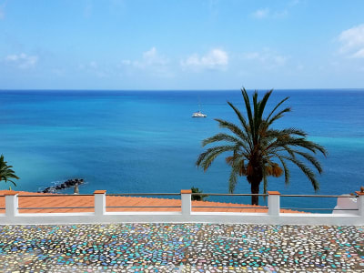 Procida ocean scenery.