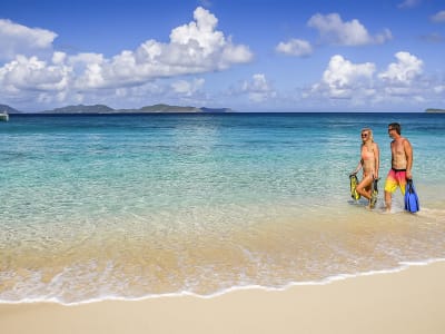 Strand in den BVI
